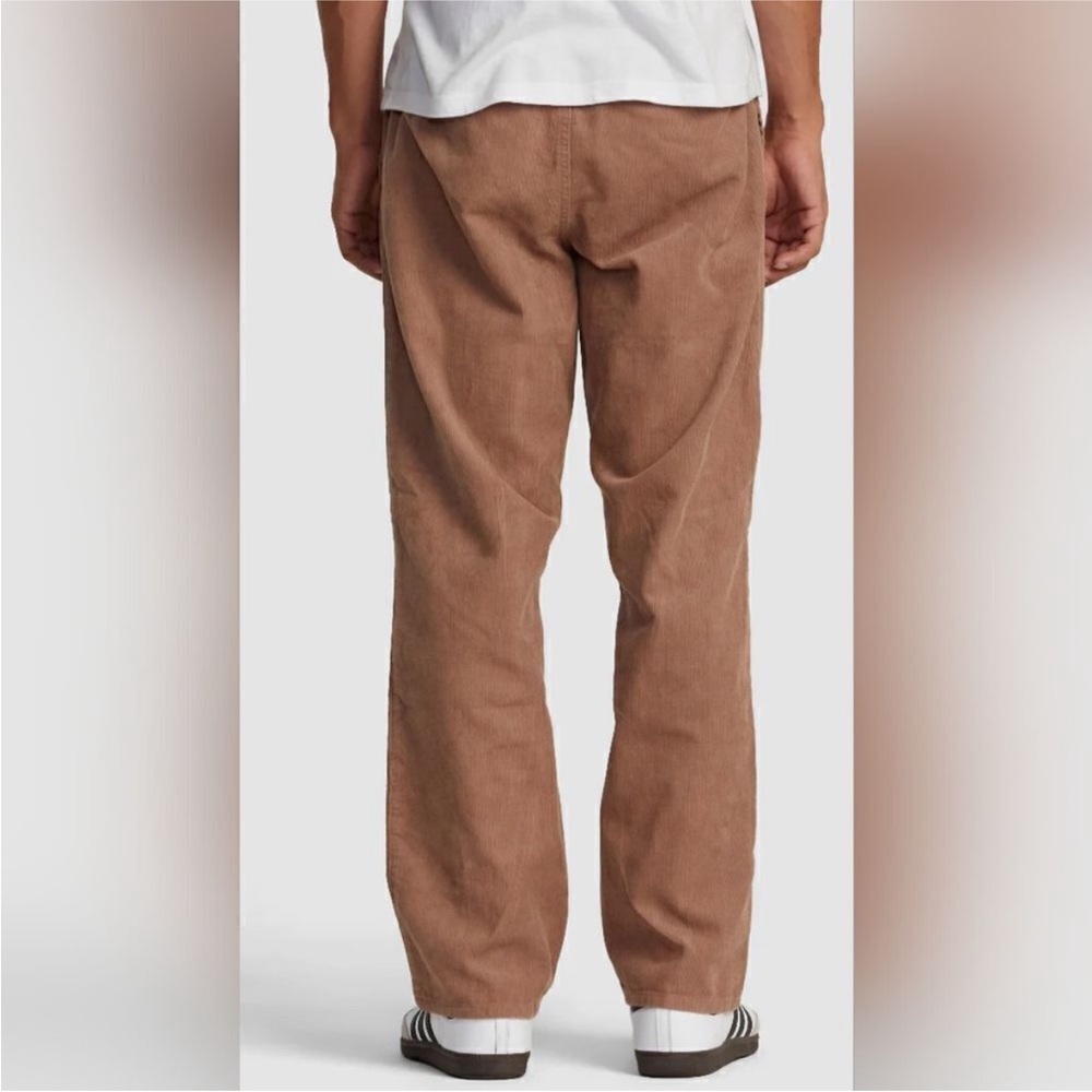RVCA NWT Americana Elastic Cord Pants - Picture 3 of 5